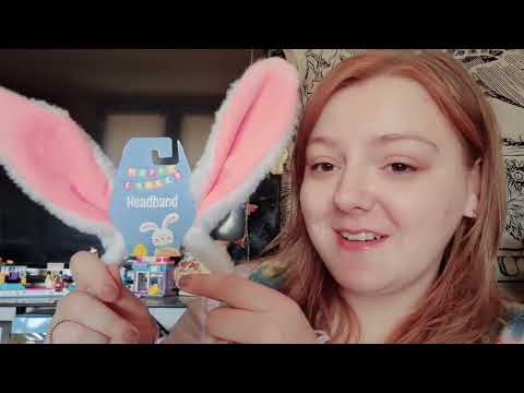 ASMR- $20 Dollar Tree Haul with Rambling- Happy Easter🐣