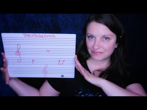 PROF DI MUSICA 🎶 ASMR ITA lezione 1