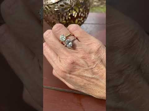 Two Rings in Sunlight - Only One Tested Diamond