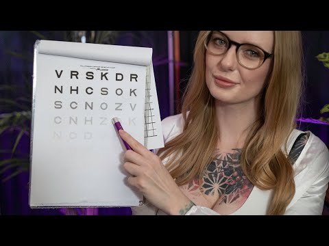 Medical ASMR  Eye Exam -  Doctor Roleplay