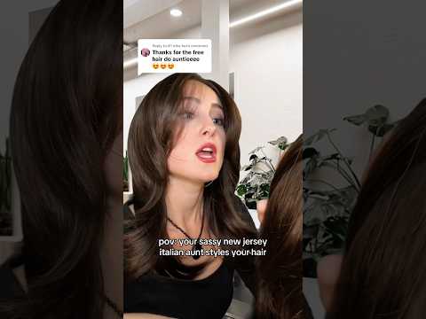 pov: your sassy nj italian aunt styles your hair #asmr #asmrroleplay