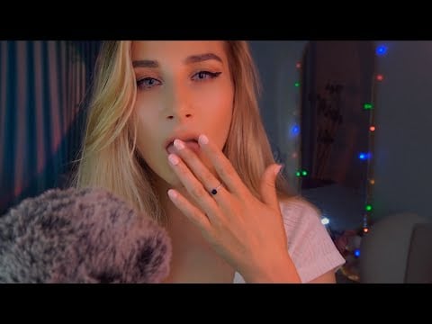 ASMR | нежные слова | Mouth Sounds & Inaudible Whispering