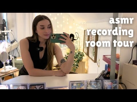 ASMR tapping around my recording room! (close whispers)