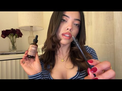 ASMR Pampering Your Lashes & Brows! *personal attention, rambles*