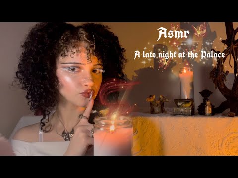 A late night at the palace 🏰🤍🐉 {ASMR} you have received an invitation 💌