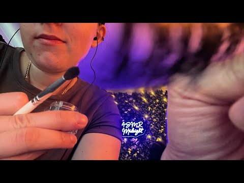 ASMR Brow & Lash Apointment | Brushing, Waxing, Rummaging, Spray Sounds