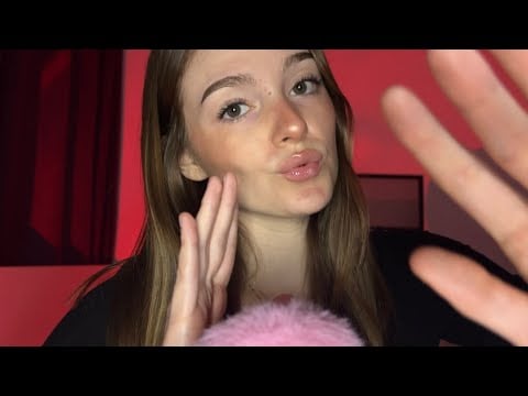 ASMR: BRUITS DE BOUCHE ET VISUEL très proche de ton visage💋 (hand movements & mouth sounds)
