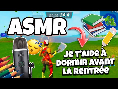ASMR Français • JE T’AIDE A DORMIR VITE AVANT LA RENTREE ! 😴✨️