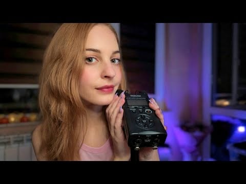ASMR💜SLOW CLOSE EAR TO EAR WHISPERS AND GENTLE TRIGGERS (tapping, tracing) WHILE RAINING OUTSIDE 🌧️