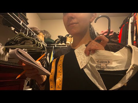 ASMR Clothing Store | Fabric, Writing, Measuring, Typing, Soft Spoken