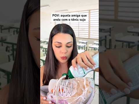 POV: aquela amiga que anda com o tênis sujo #asmr #asmrsounds #humor #shorts