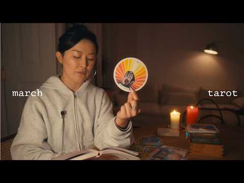 asmr tarot 🔮 pick a card for march & pisces season