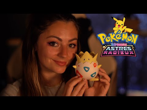 ♡ ASMR  - Ouverture de Boosters Pokémon (Astres Radieux)♡