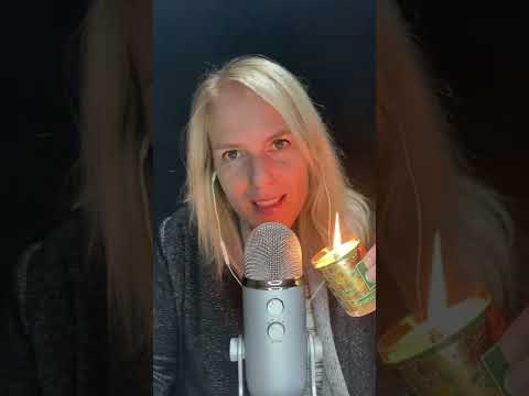 ASMR FR / ASMR visuel avec une bougie #shortsasmr #asmrfrançais #asmrfr