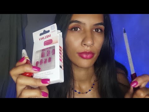 ASMR MANICURE AGRESSIVA E DEBOCHADA FAZ SUA UNHA 💅🏼
