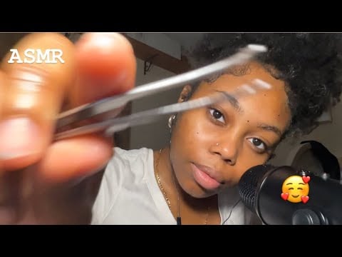ASMR| Plucking Your Bad Energy Away🤏🏽 ✂️ + Personal Chaotic Attention 😌