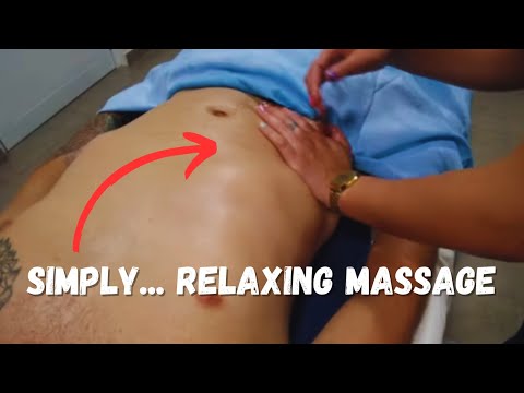 Upper Body Release Massage | Chest Back & Core Treatment | Sleep ASMR