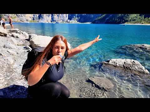 ASMR HIKING with me to OESCHINENSEE | Oeschinen Lake (IN SWITZERLAND)