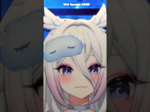 Wet Sponge ASMR 🧼#shorts #asmr #notalkingasmr #vtuber  #asmrshorts