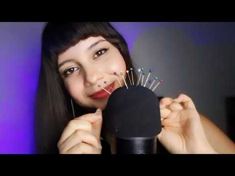 Asmr 😴 agulhas que arranham seu cérebro ativando seu SONO (formigamentos e arrepios)