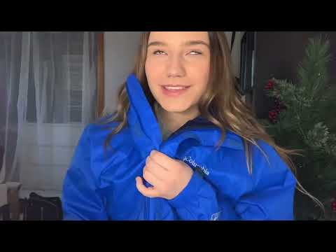 ASMR Zipping and Unzipping Raincoat ~ Soft spoken