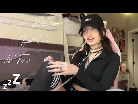 Beebee ASMR Leg & Knee Tapping Compilation | Hand Sounds, Body Triggers, Personal Attention +