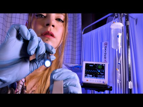 ASMR Hospital ICU - Night Nurse Exam & Getting You Ready for Bed