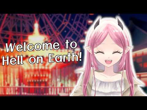 Your Crush Takes You To A Demonic Amusement Park (ASMR Roleplay) [F4A] [Friends To Lovers]