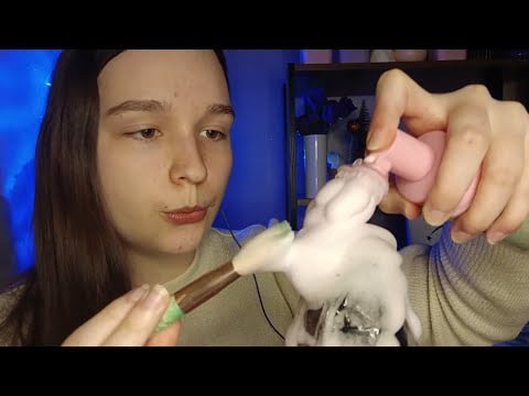 ASMR espuma no microfone - durma rápido com esse vídeo