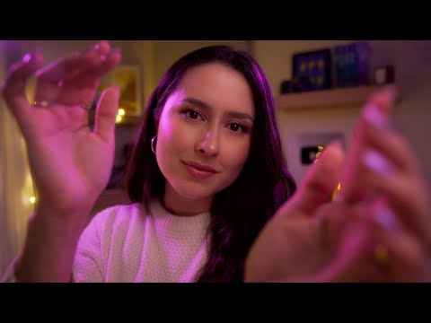 ASMR Gentle Hand Sounds & Hand Movements for Deep Sleep 💫 Plucking, mouth sounds, sh sh sh