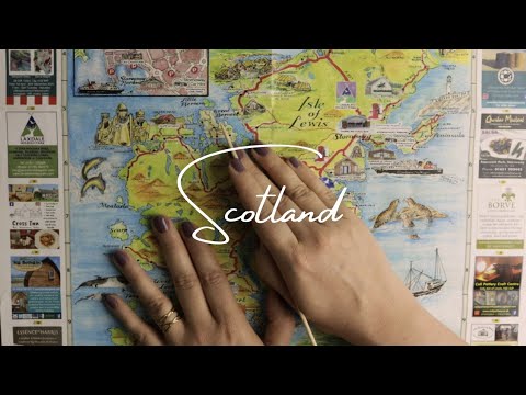 ASMR Maps of Scotland (soft spoken)