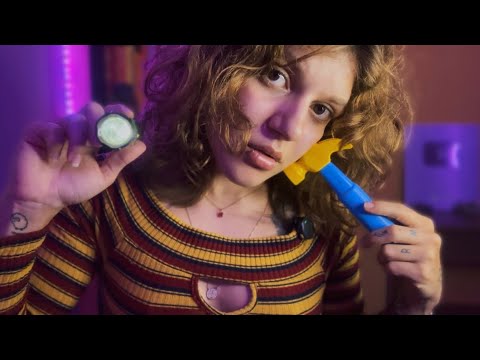 ASMR CONSERTANDO O SEU ROSTO ✨Medidas, toques na tela, voz suave, etc