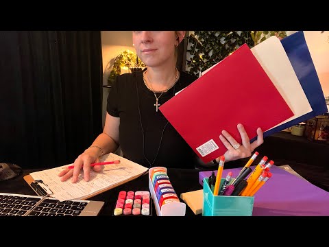 ASMR Office Secretary | Typing, Writing, Form Filing, Paper Shuffling, Soft Spoken