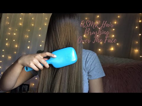 [ASMR] Long Hair Brushing Over Face *RELAXING*