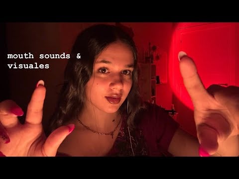 asmr 30 minutos de mouth sounds y visuales 💋👄