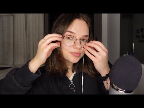 ASMR tingly glasses tapping (no talking) for sleep aid, background noise & relaxation ✨