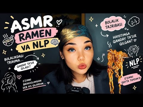 ASMR RAMEN MUKBANG 🍜 O‘zimni Nega Boshqalardan Boshqacha His Qilardim? � 