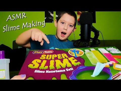 АСМР | Да си направим Слайм с Гошко | Aсмр На Български | Asmr Slime making