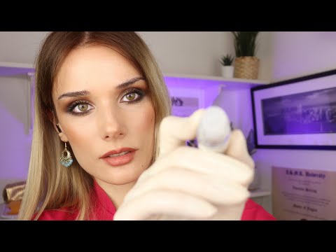 ASMR Skin Examination , Dermatologist , Medical Role Play , Soft Spoken , Subtle Music , Gloves