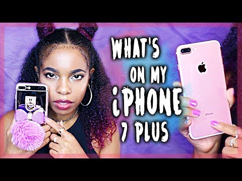 WHAT'S ON MY iPHONE 7 Plus⎜It's Lit yo! 2017♥