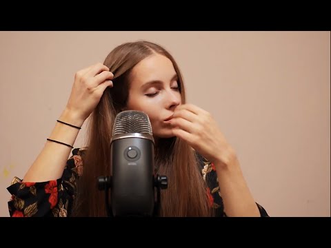 ASMR long  Hair brushing,head,scalp massage,Whispering