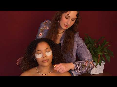 ASMR Massage ❀˖° Hot Stones ❀ Body Butter ❀ Light Therapy