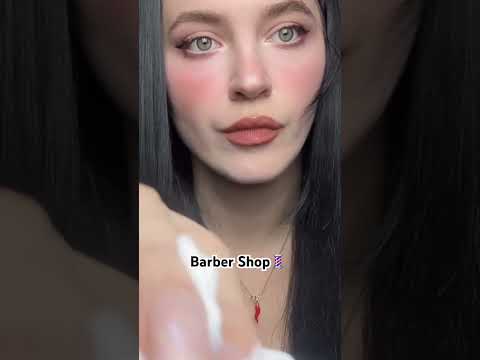 Men haircut, shave, foaming face #asmr #asmrsounds #asmrtriggers #asmrtriggers #barbershop