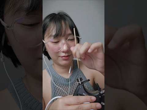 asmr ไม้ขนม้า แคะหู
