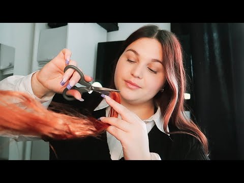 ASMR POV : La fille au fond de la classe te coupe les pointes !