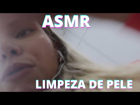 ASMR ROLEPLAY LIMPEZA DE PELE RÁPIDA -  Bruna Harmel ASMR