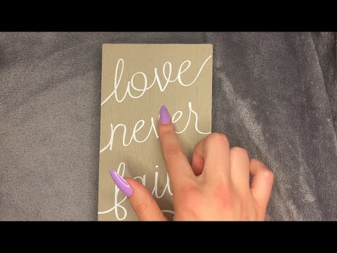 ASMR: Word tracing ✍️✨ (soft spoken, lofi asmr)