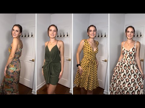 ASMR Wedding Guest Dress Haul & Try-On