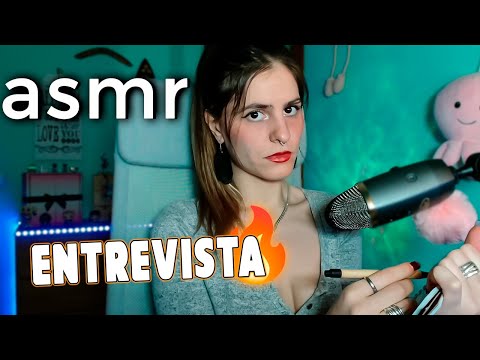 ASMR - Te hago PREGUNTAS INCÓMODAS 🔥 en tu ENTREVISTA de TRABAJO 📝 | ASMR ESPAÑOL ROLEPLAY