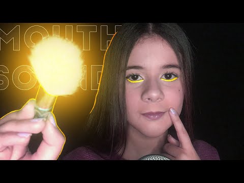 ASMR SONS DE BOCA SUSSURRADOS E PINCEL NA TELA